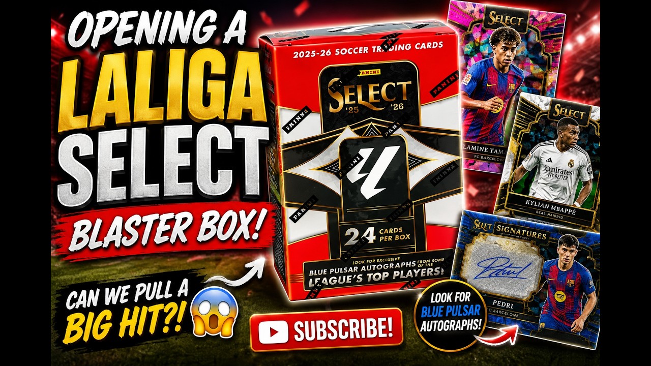 I OPENED A 2025-26 PANINI SELECT LALIGA BLASTER BOX! 😱⚽️ | BIG HIT?