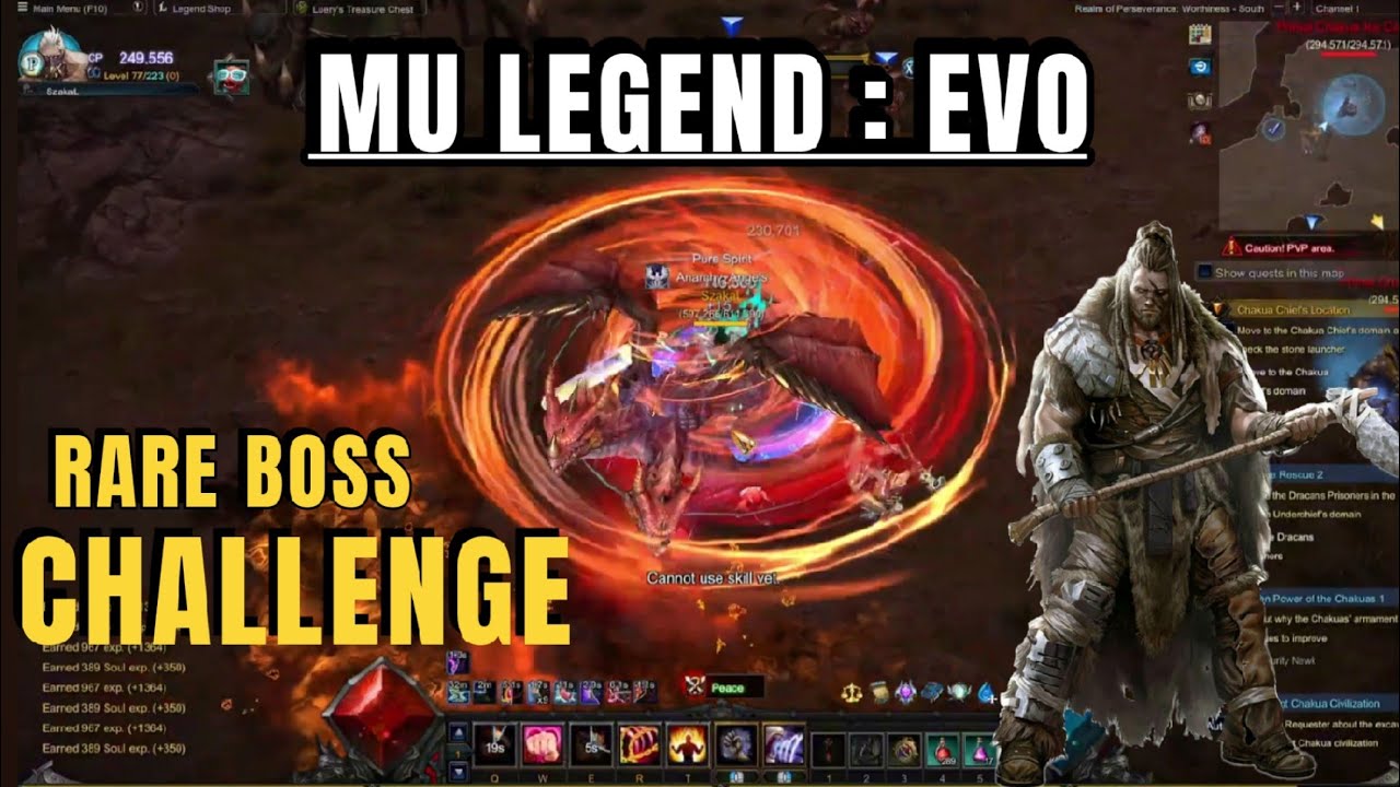 MU Legend : EVO | Rare Boss challenge [ Fight Gameplay ]