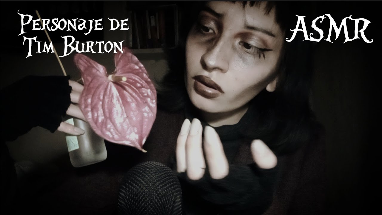 ASMR Personaje de TIM BURTON 🎃 Especial Halloween 🕯️ susurro y soft spoken