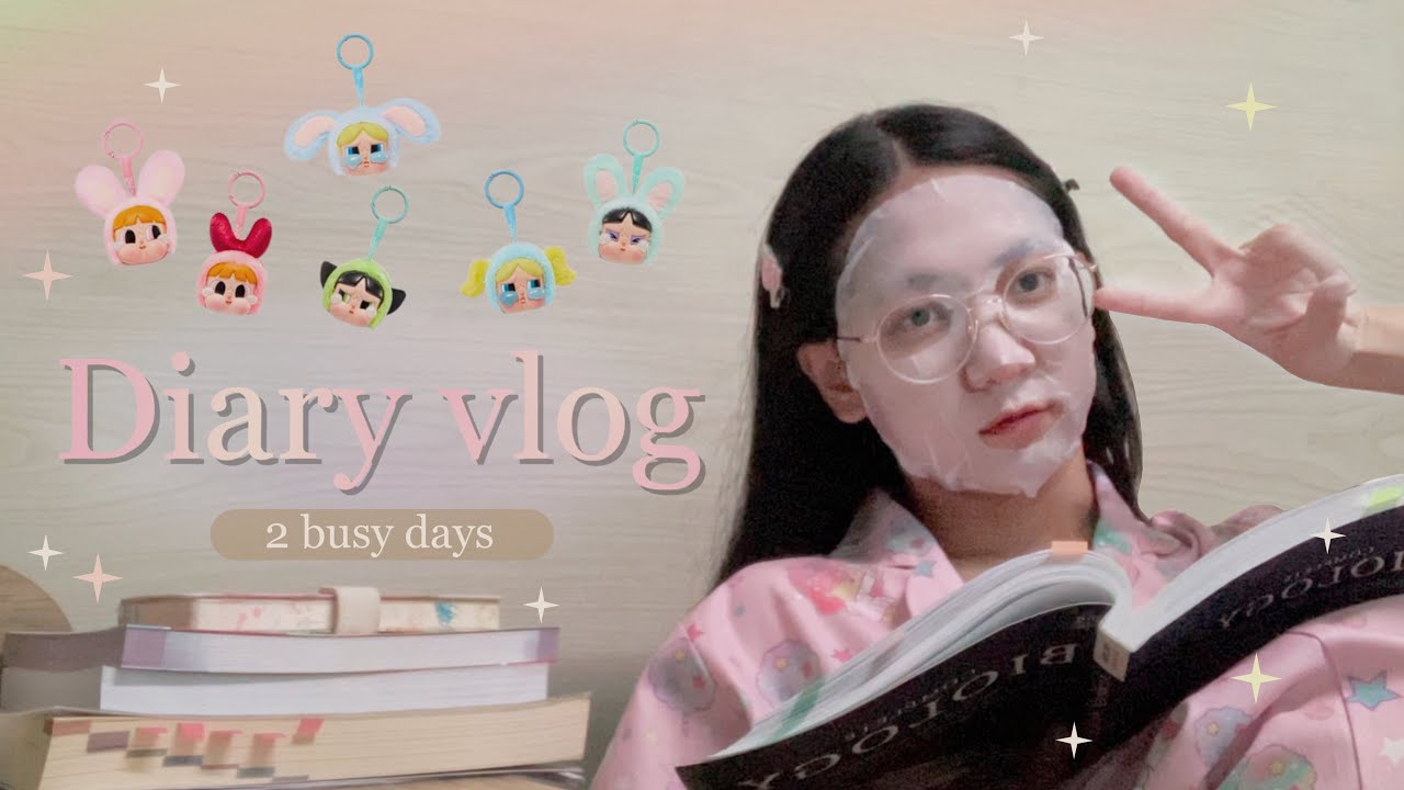 🍄Diary vlog • อ่านหนังสือสอบ • จุ่มppg • ดูแลผิวหน้า | ppuggod
