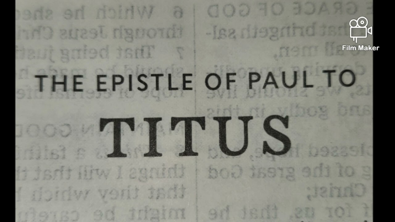 The Epistle of Paul to TITUS