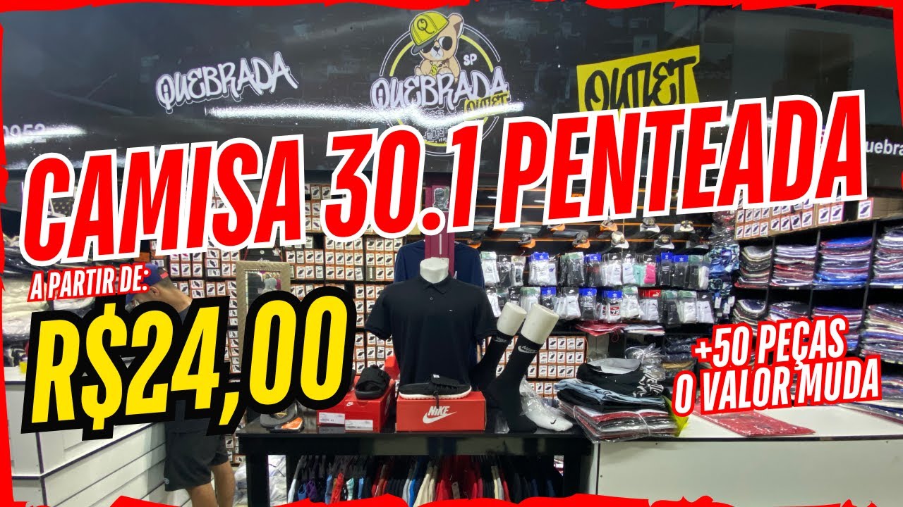 🔥📍 A FONTE NO BRÁS | CAMISA NO ATACADO E VAREJO | CONHEÇA QUEBRADA OUTLET | FORNECEDOR INCRÍVEL 💰🤩