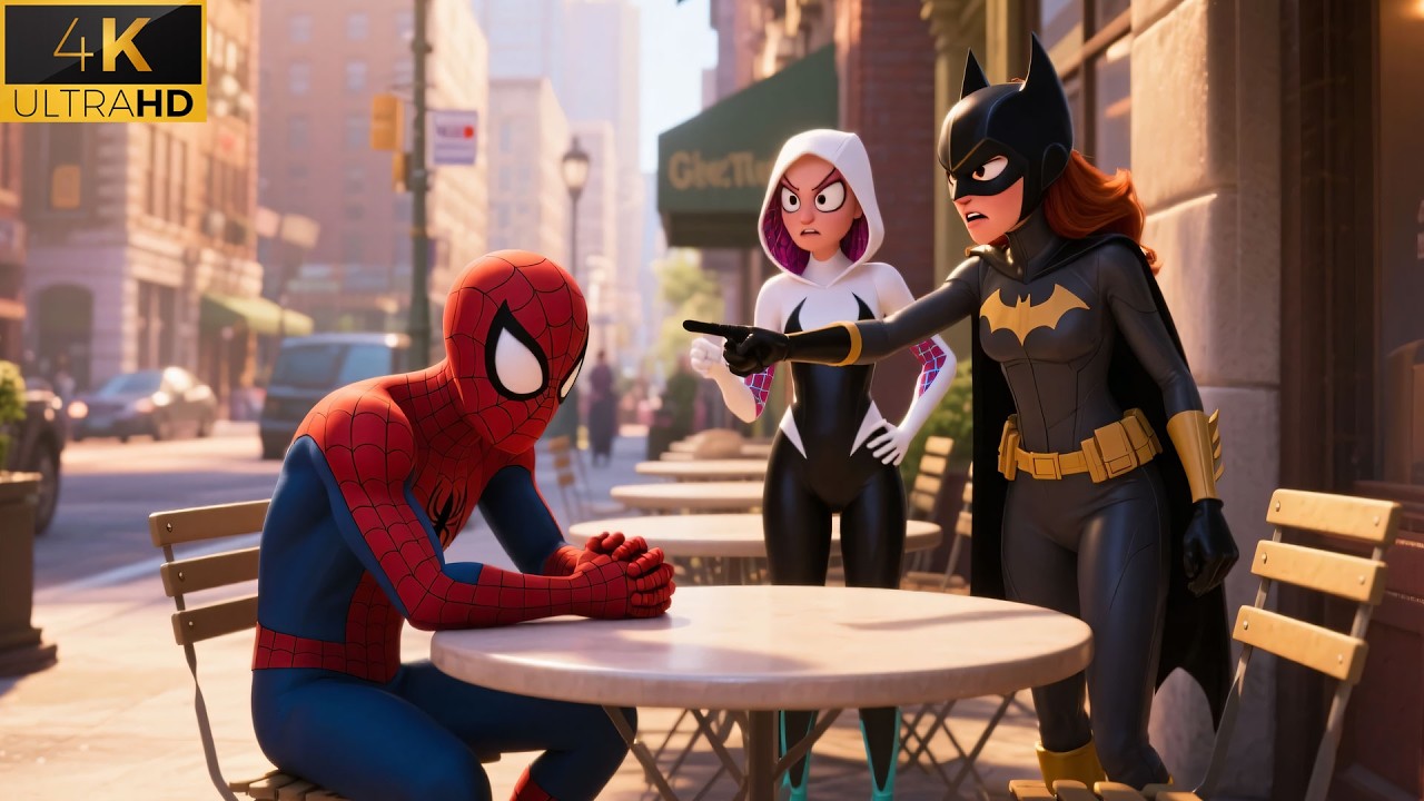 Gwen Stacy and Batgirl Are Angry at Spider-Man! The Truth Is Revealed? 😡 | SpiderManAnimation