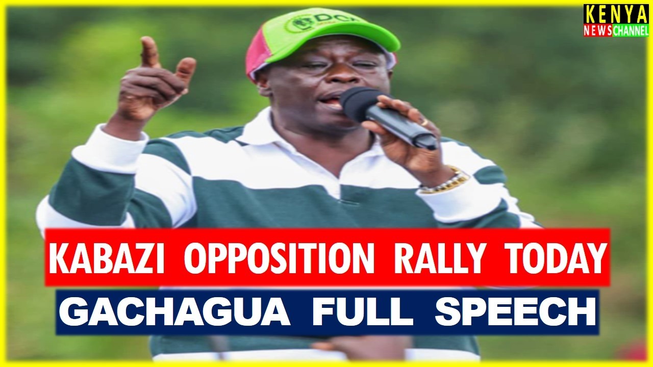 Gachagua EXPLOSIVE speech today Destroying Ruto with Matiangi, Kalonzo & Karua at Kabazi Nakuru