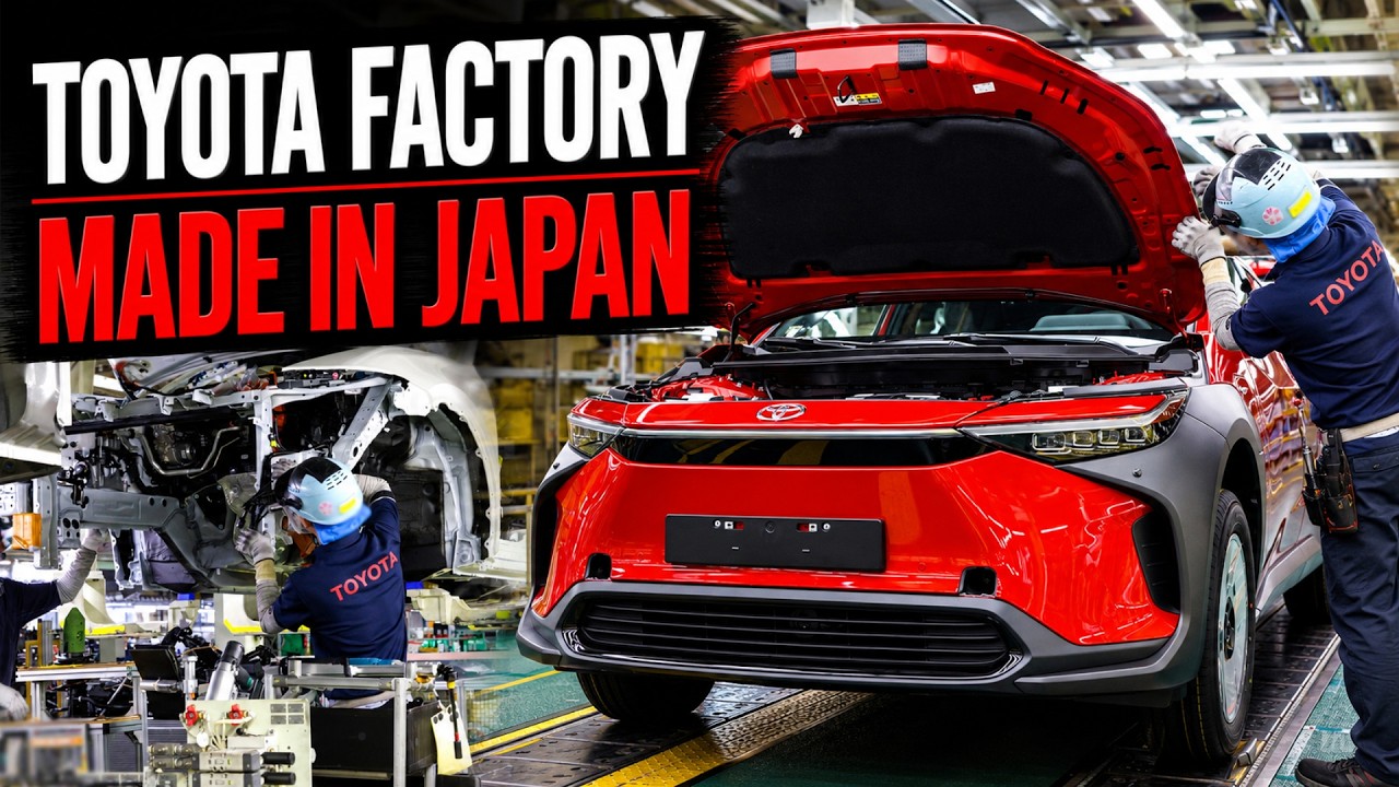 How Toyota Cars Are Made in Japan | Full Factory Tour from Steel to Shipping