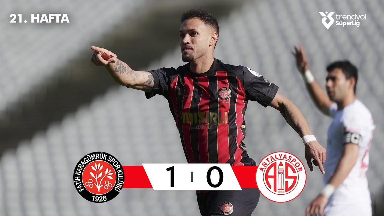 Fatih Karagümrük (1-0) Antalyaspor - Highlights/Özet | Trendyol Süper Lig - 2025/26