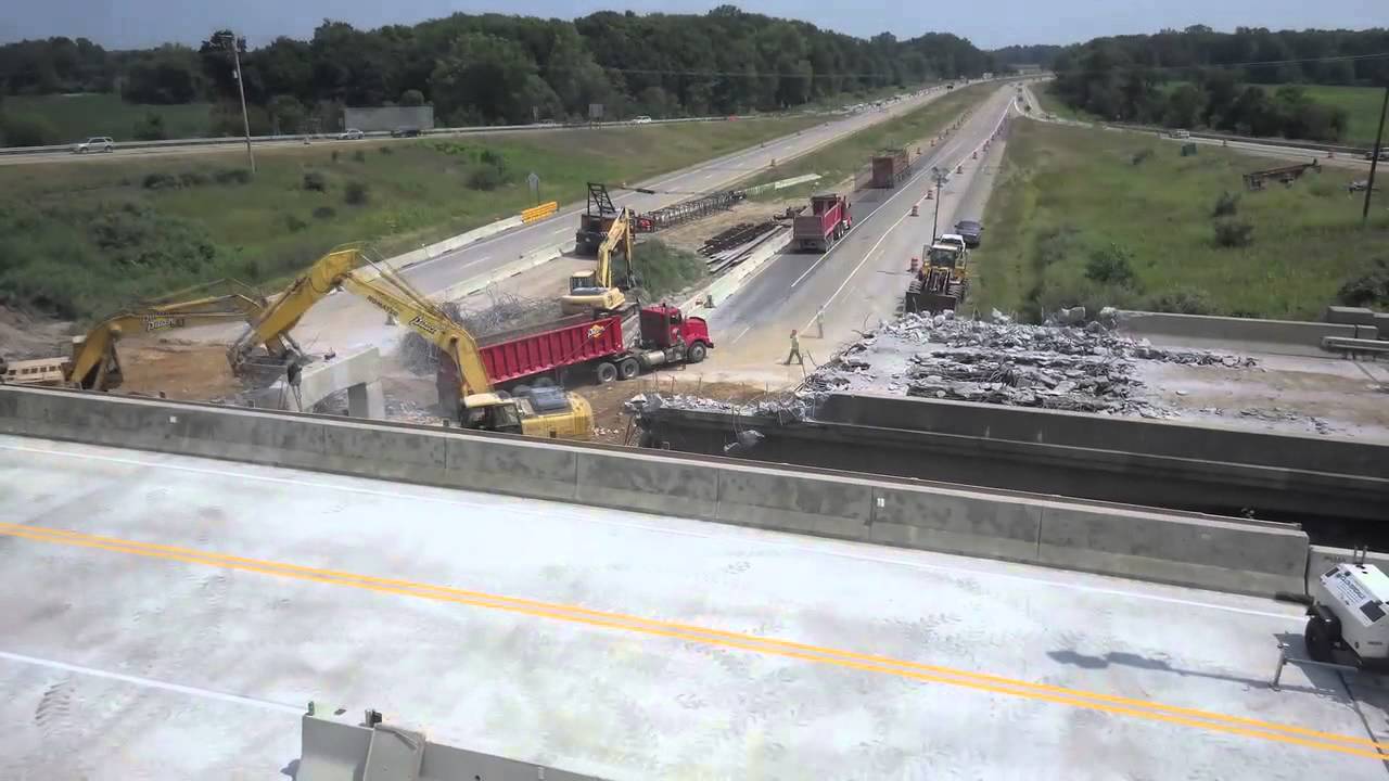 M-50 Bridge Demolition
