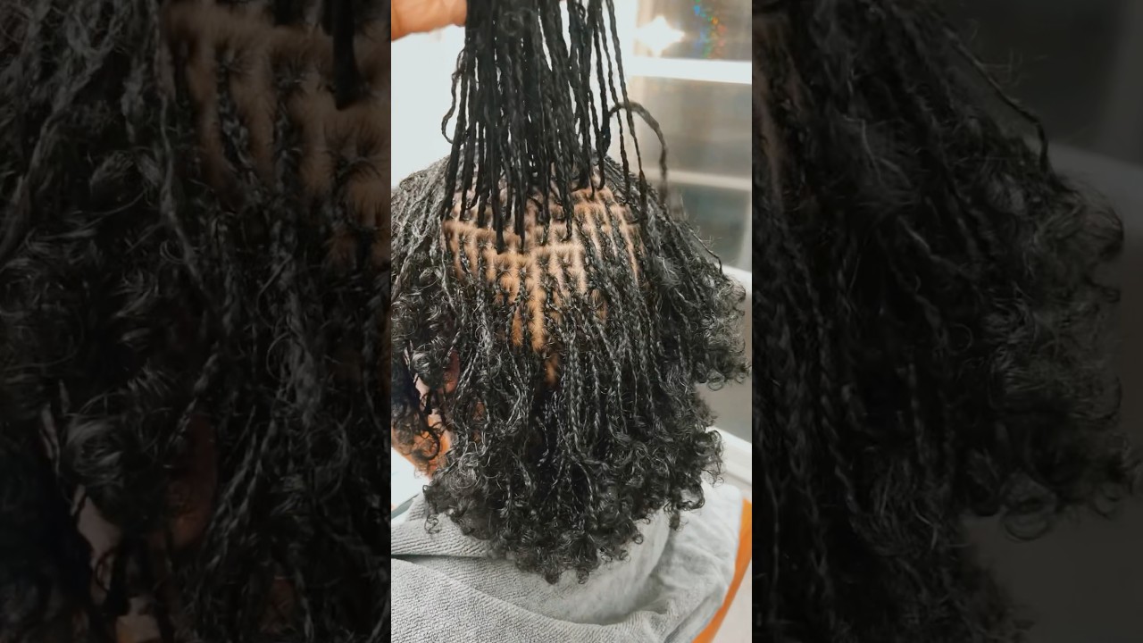 Braid Loc Install 😍 