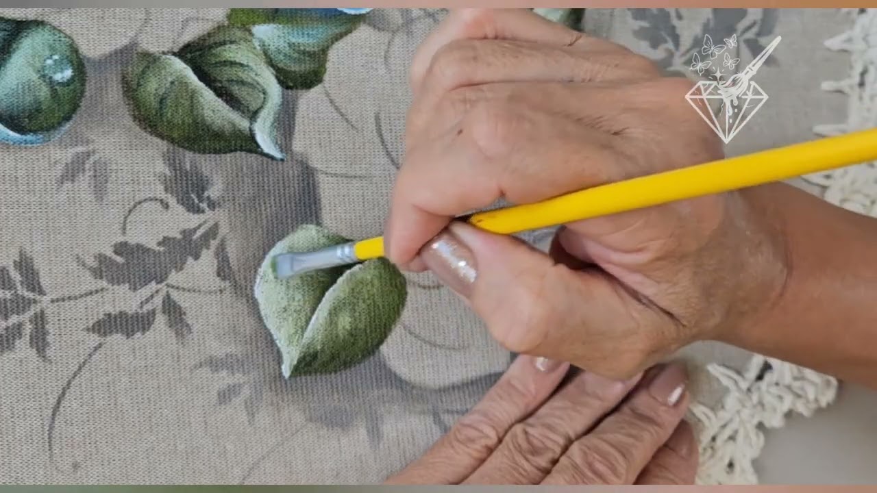 Dica Pintando Folha Verde