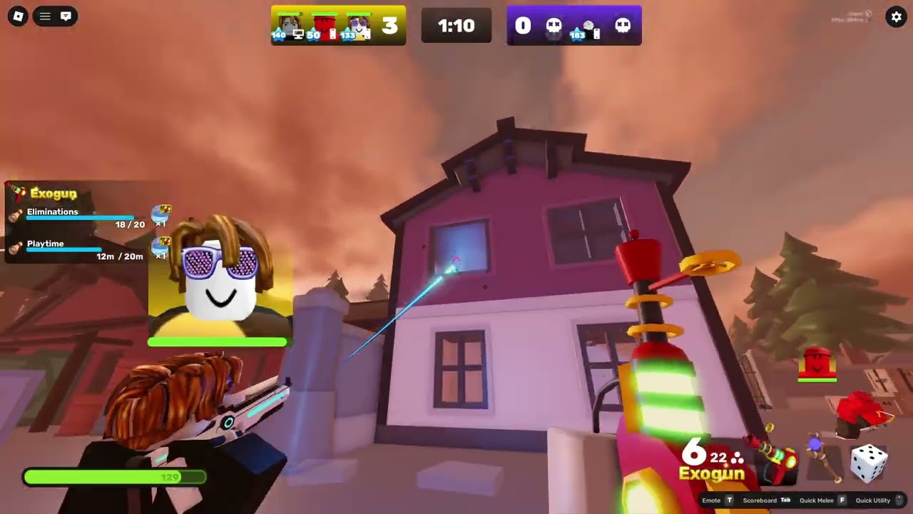 Roblox Rivals  s fanouškem