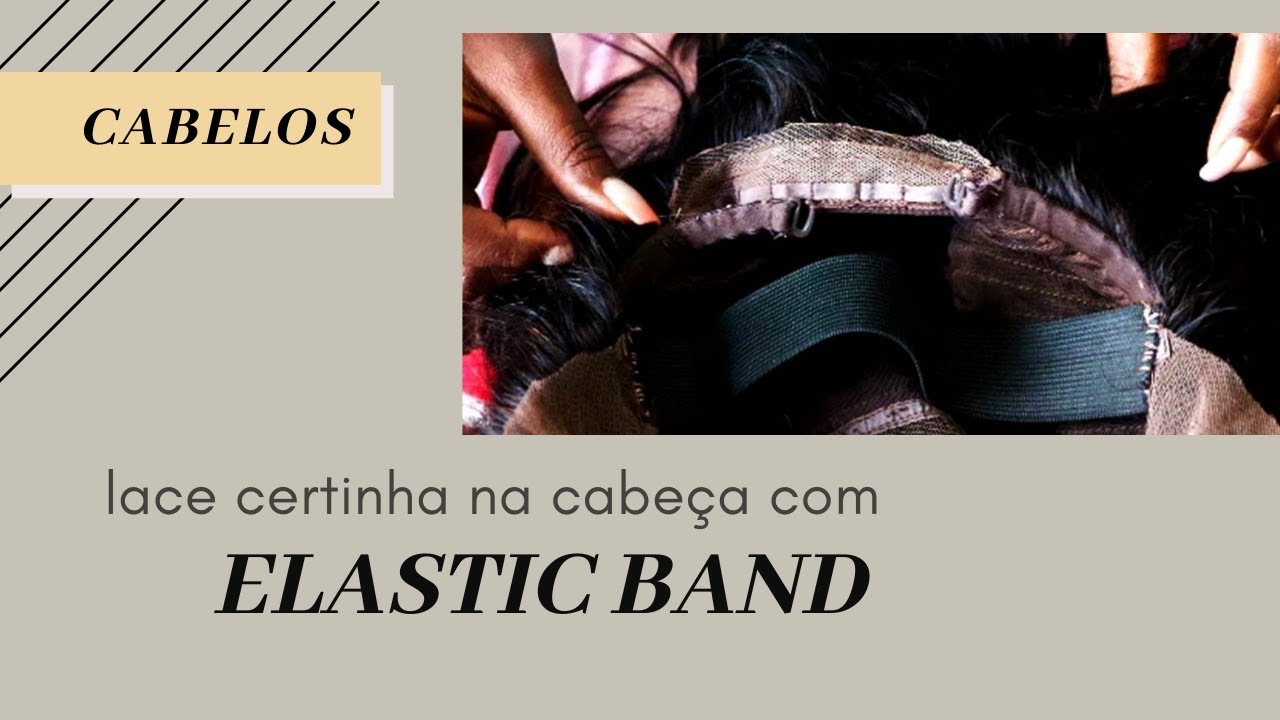 COMO DEIXAR A LACE MAIS JUSTA NA CABEÇA? técnica do elastic band! | Dani Nicolau