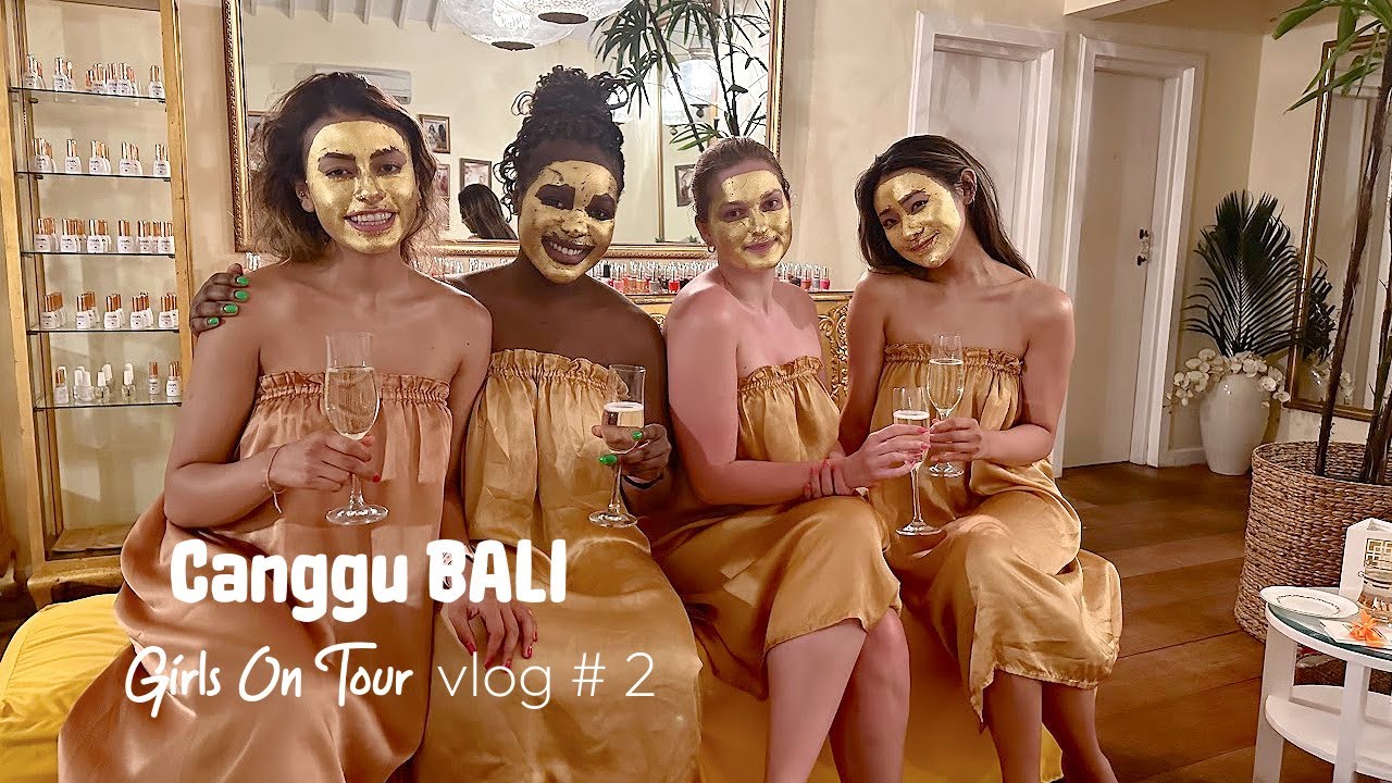 [ENG] 峇里島夜生活, 開箱各種 Beach Clubs Night Life, SPA Canggu, Bali GIRLS ON TOUR (下) | VickyVickyChanChan