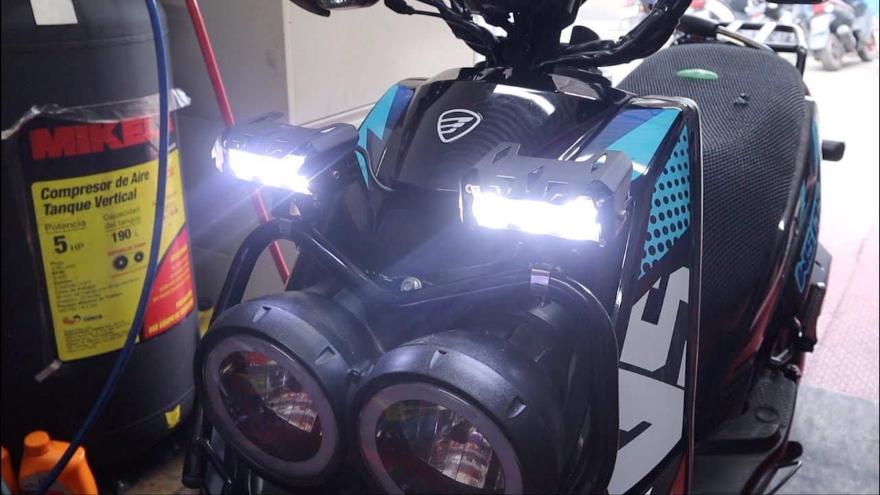 Como poner lupas led auxiliares a WS SPORT 150 y 175 