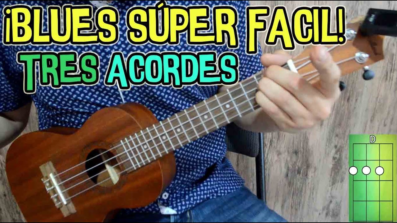 Como tocar un Blues Facil en ukulele (Con solo 3 acordes bien sencillos :D)