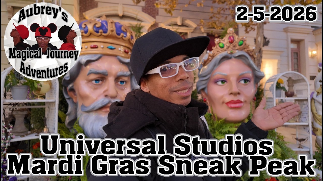 Предварительный показ Universal Studios Марди Гра