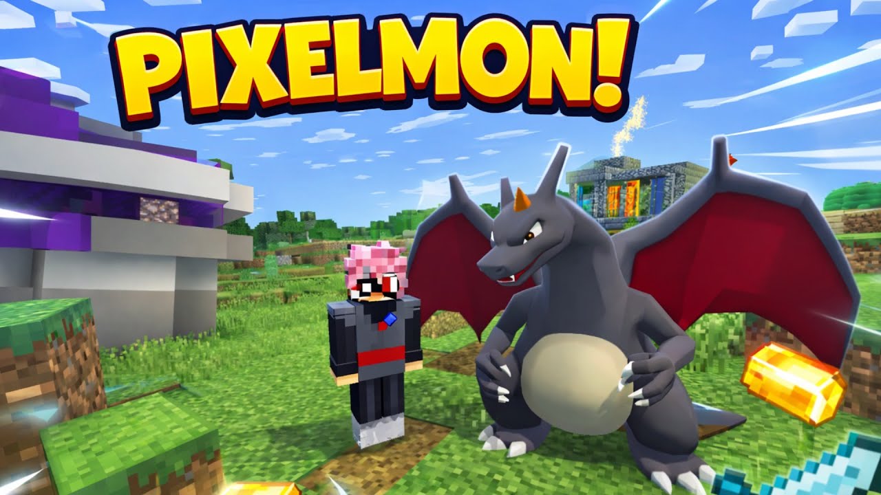 🐉 PIXELMON EP.01 – COMEÇANDO A JORNADA POKÉMON