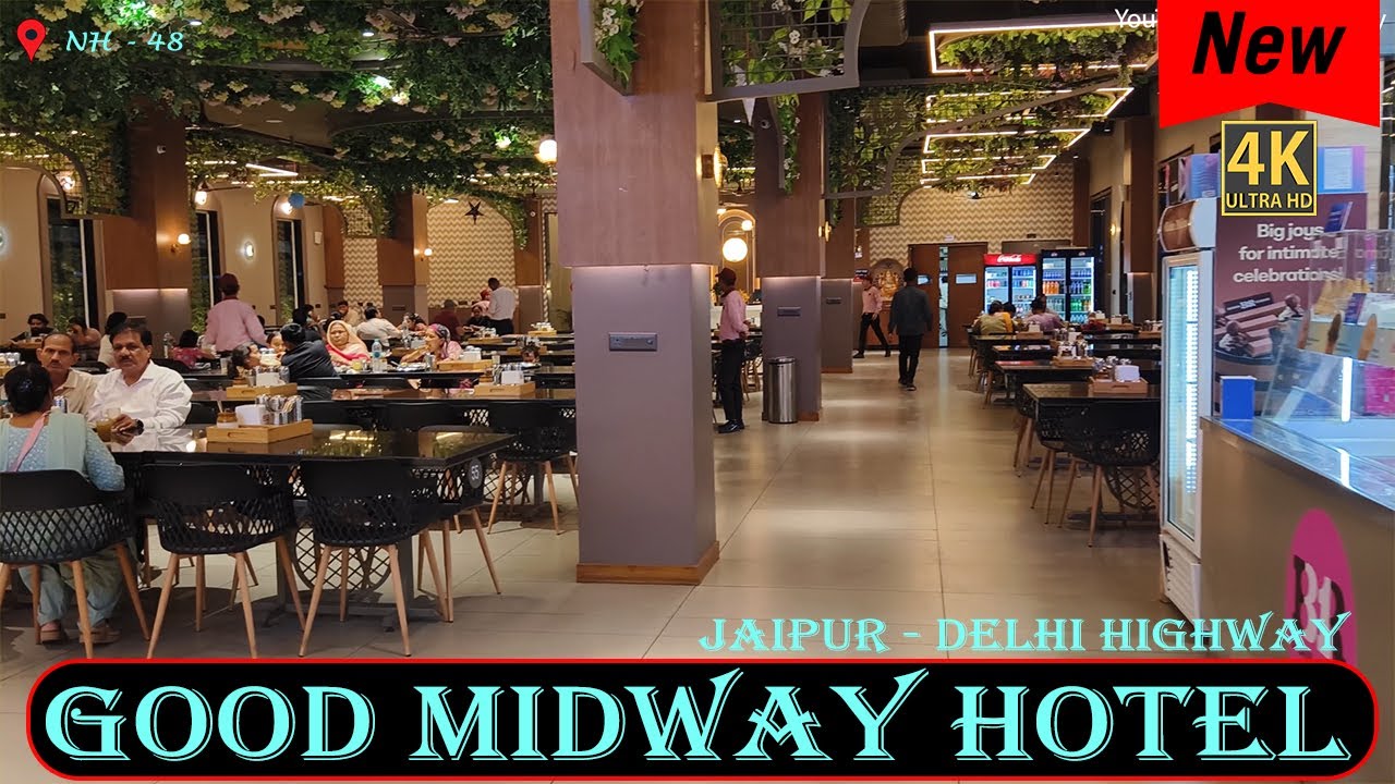 4K HDR Walking in Hotel Highway Prince Kotputli, Behror | Good Midway Hotel