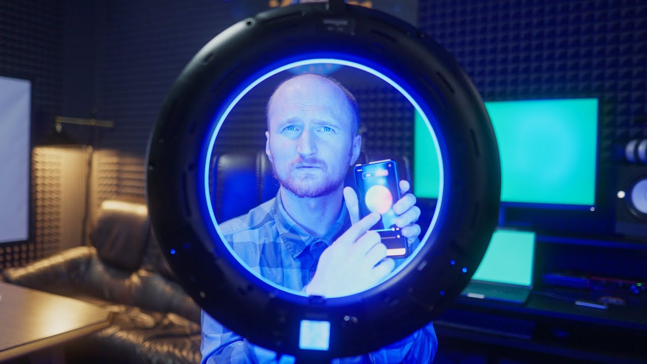 Kruhové světlo Weeylite WE-10 - levný RGB ring light