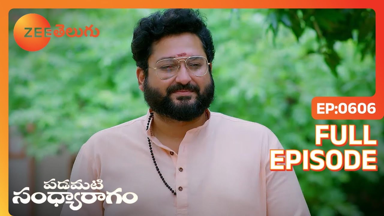 Raghuram స్కూటర్ గిఫ్ట్ ఇస్తాడు | Padamati Sandhyaragam | Full Ep. 606 | ZEE Telugu
