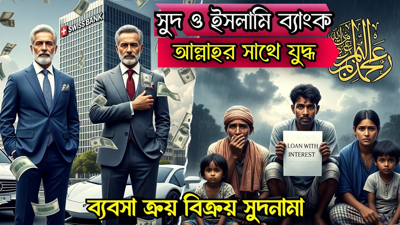 সুদ ও রিবা (ব্যংক  ব্যবসা ও ক্রয় বিক্রয় পার্থক্য )