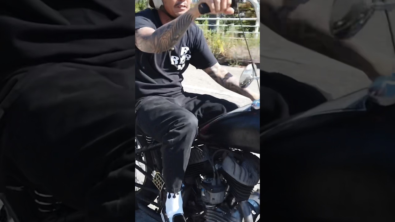 【Harley-Davidson】flat head  RUN  sounds #harleydavidson #45power
