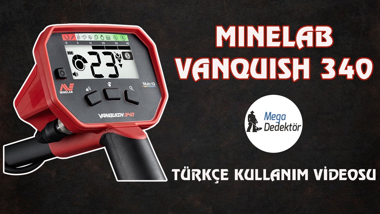 Minelab Vanquish 340 Dedektör Türkçe Kullanım Videosu - Mega Dedektör