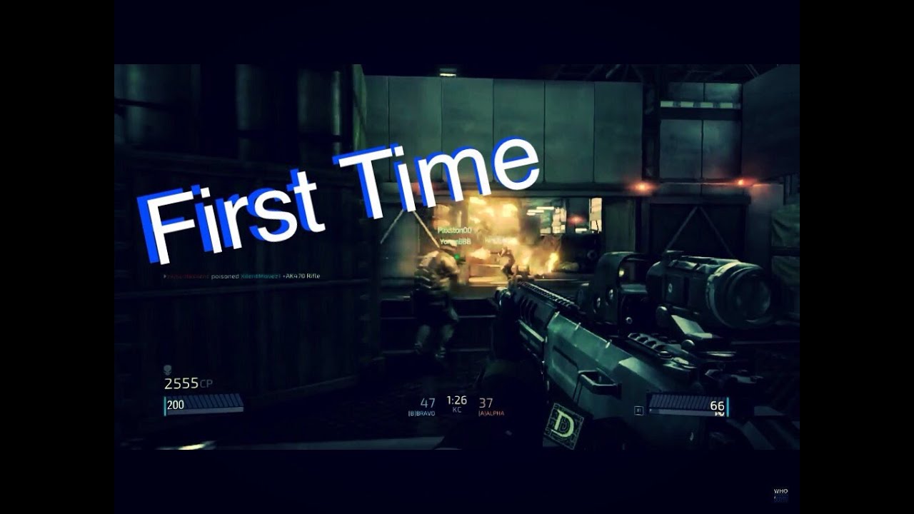 First time with heavy assault rifle!