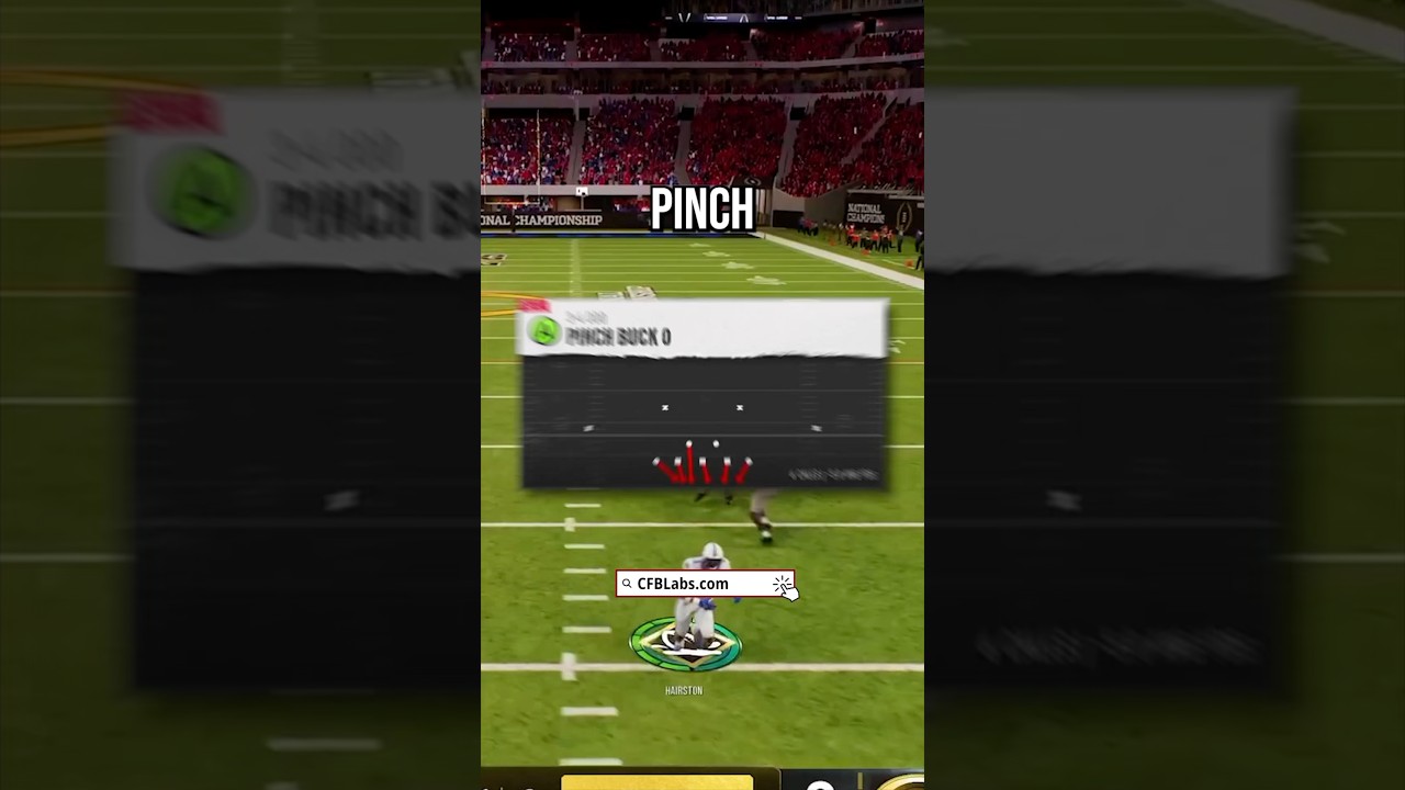 CFB 25 Best Blitz Defense Pinch Buck 0 #cfb #cfb25 #collegefootball