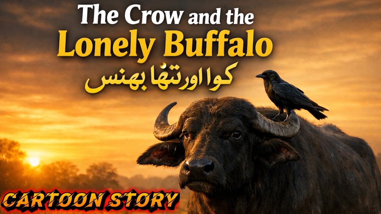 The Crow and the Lonely Buffalo || tales by yasir khurram