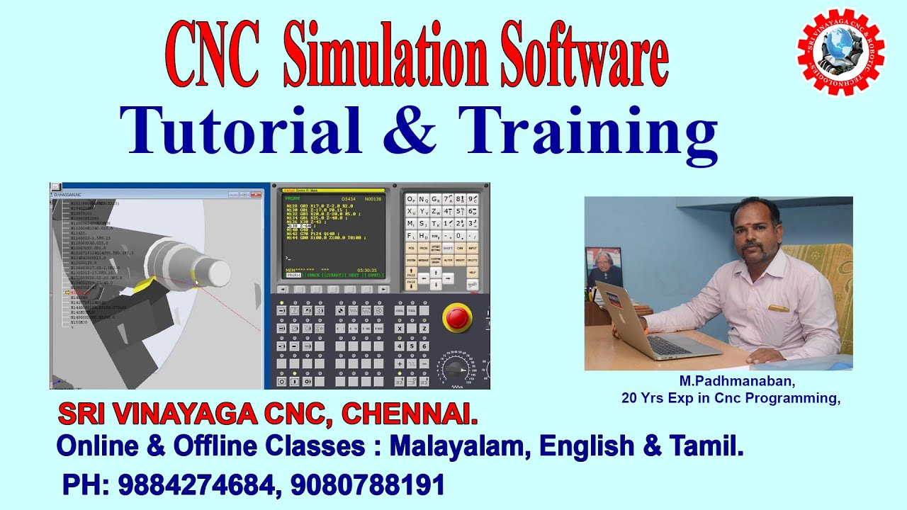 CNC  SIMULATION SOFTWARE TUTORIAL & TRAINING