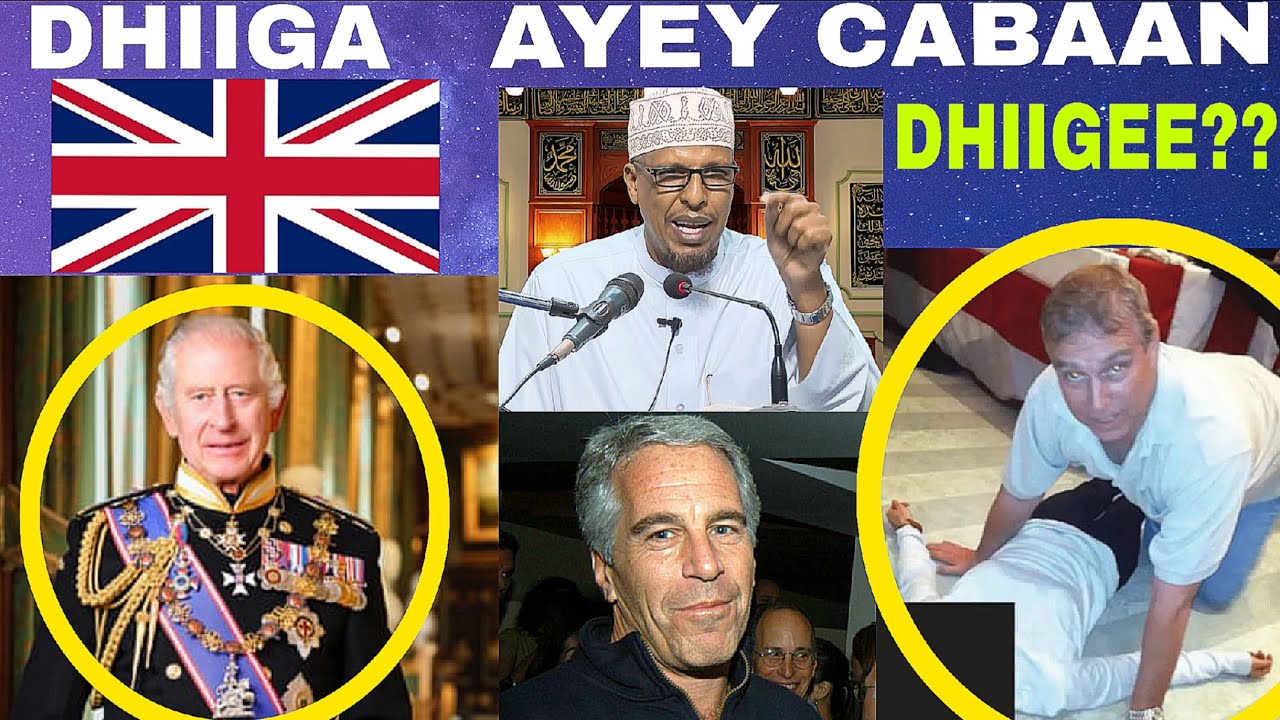 EPSTEIN:SHEEKH SHIBLE OO SIRO BADAN KASHIFAY,BOQORADA INGIRIISKA DHIIGA AYEY CABAAN,IMAARAATKU WAA