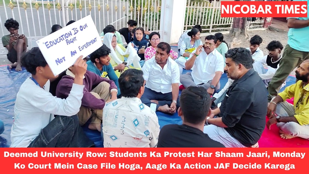 Deemed University Row: Students Ka Protest Har Shaam Jaari, Monday Ko Court Mein Case File Hoga