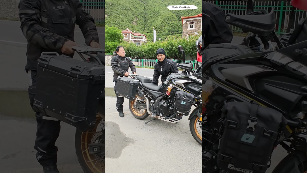 Two Guys Struggled&mdash;The Owner Did It in One Try 😮 #advbike #motorcycle