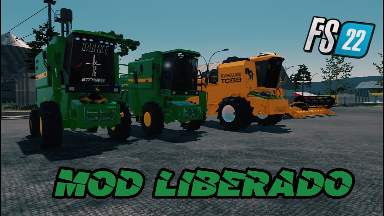 Pack de Mods de colheitadeira BR LIBERADO para PC Farming Simulator 22