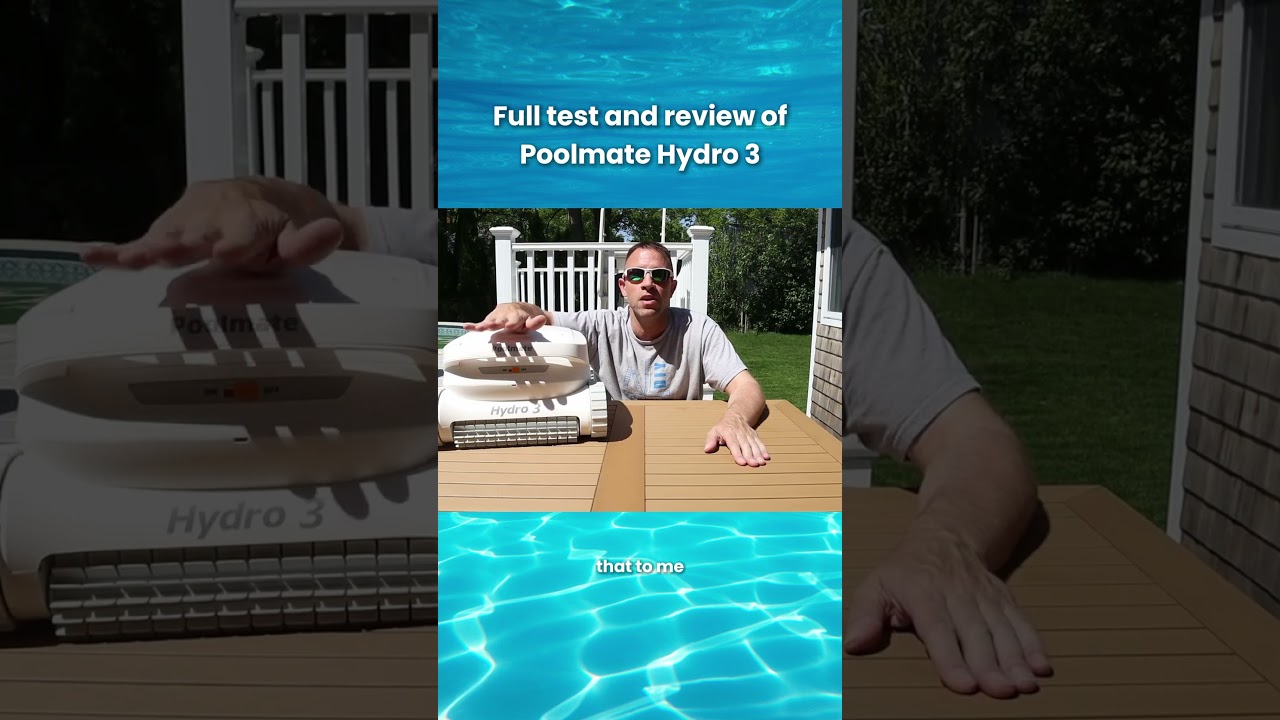 Full test and review of Poolmate Hydro 3| Poolmate Robot Pool Cleaner #poolcleaner  #cordlessvacuum