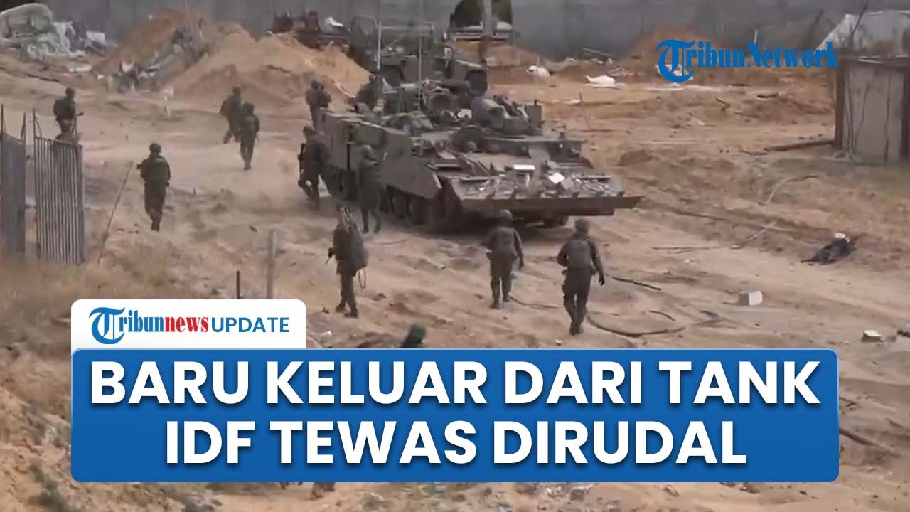 Detik-detik 'Kereta Perang' Israel Disergap Serangan Ganda Hamas, Tentara IDF Gelimpangan
