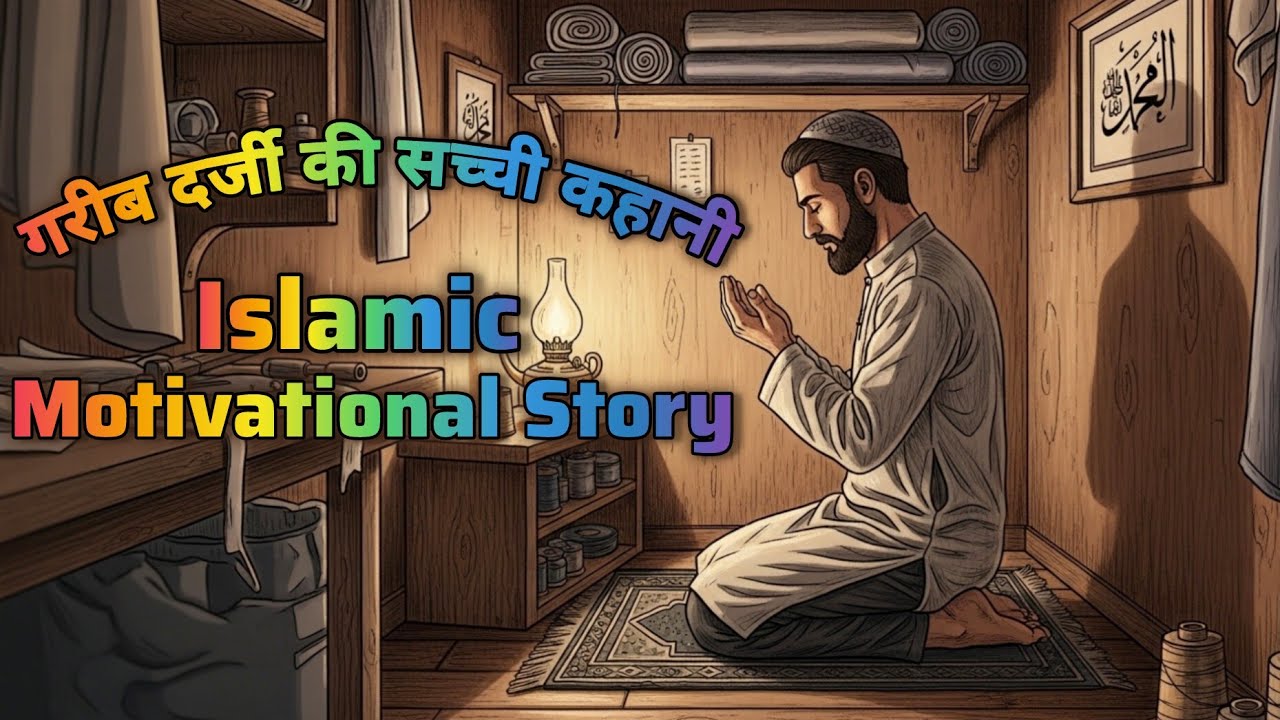 गरीब दर्जी की सच्ची कहानी ||💥🌅 Islamic Motivational Story in Hindi | Sabr Aur Halal Rizq