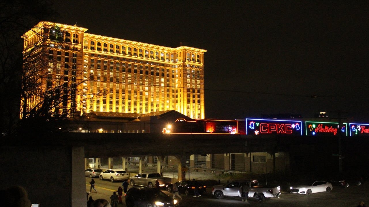 CPKC Holiday Train at Michigan Central Station