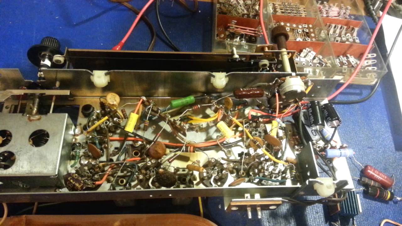 Zenith K731 AM/FM tube type radio with 7M07 chassis restoration.