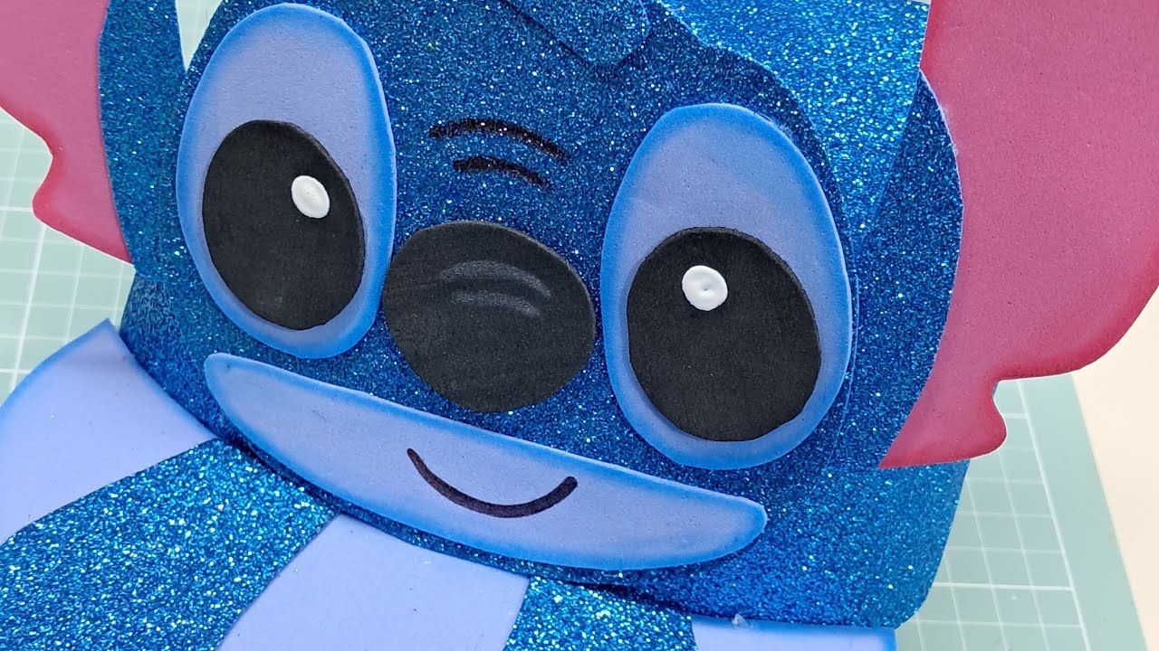 Chapéu do stitch em E.V.A 