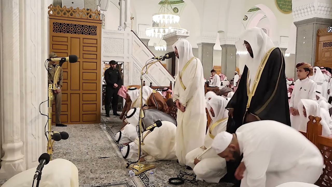 صلاة الفجر# 1 شوال 1446هـ# من رحاب مسجد قياء# الشيخ .  د أحمد بن صابر الغامدي
