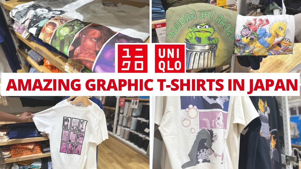 [Shopping Guide] Japan Clothes Shopping  | UNIQLO Shopping in Japan - The Best Graphic T-Shirts