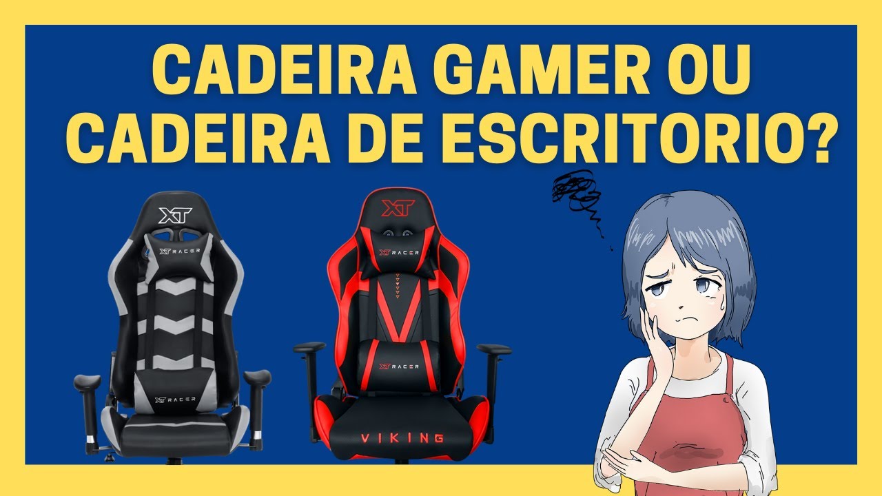 XT RACER Cadeira Gamer XTS 120 Vale a Pena - Cadeira Gamer ou Cadeira de Escritório?