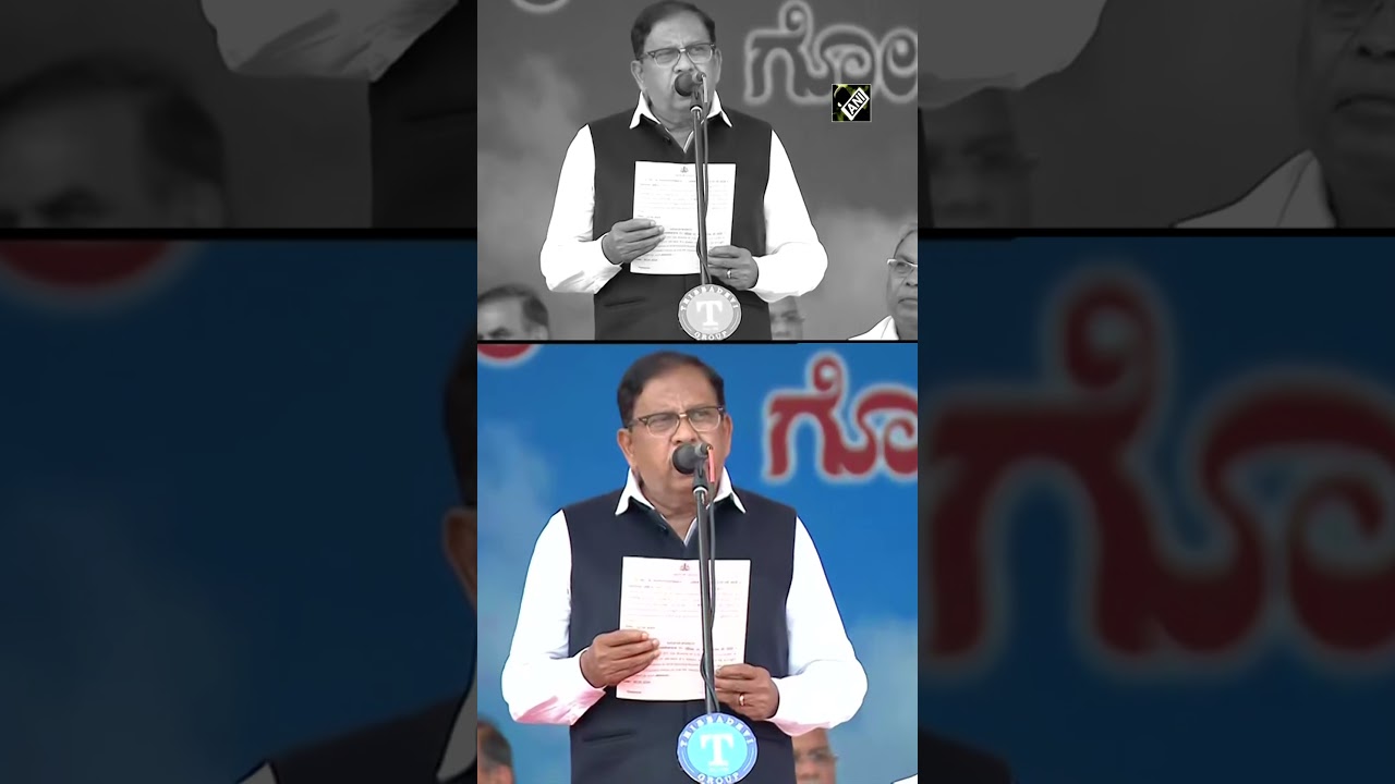 Congress leader G Parameshwara takes oath as Cabinet Minister of Karnataka