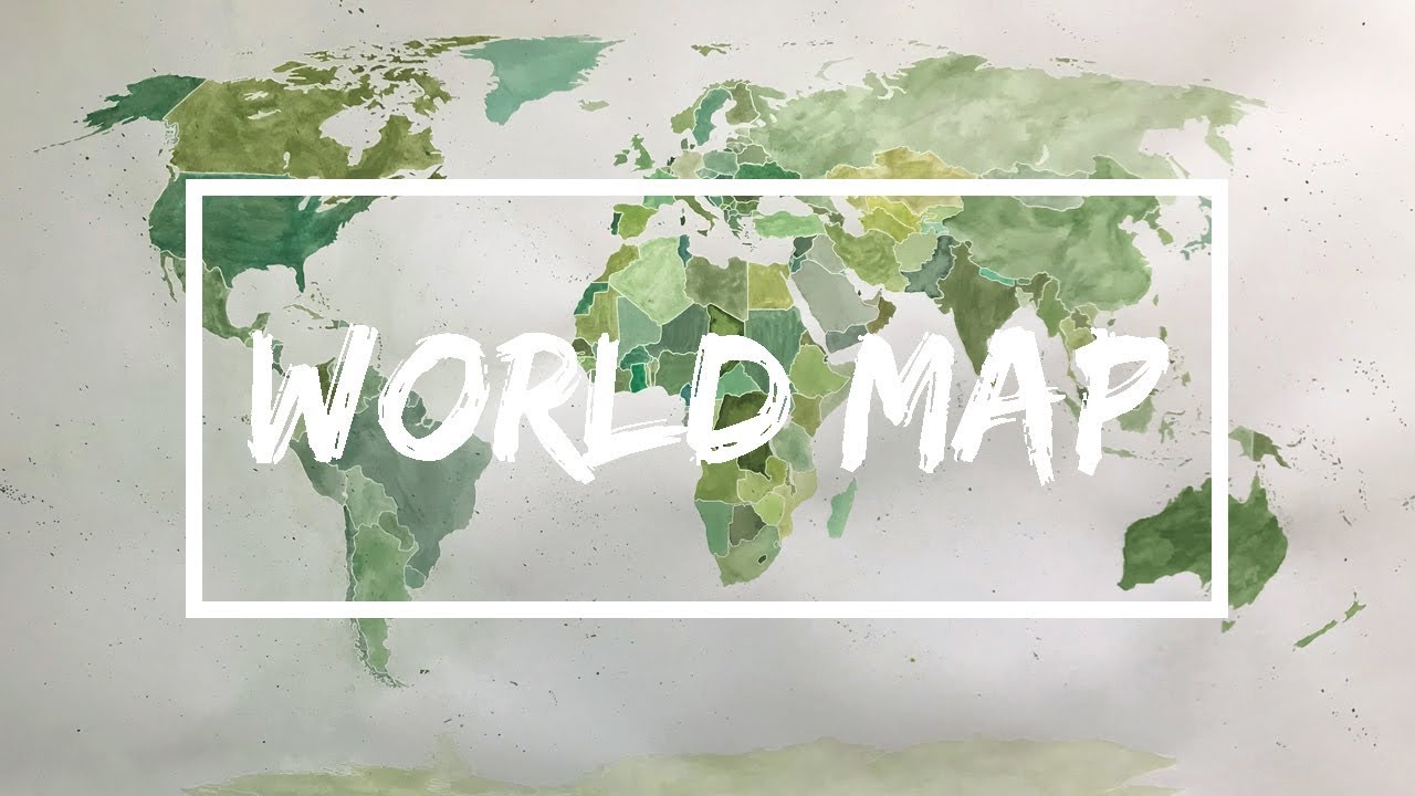 Painting The World Map | Anna-Marie Funk