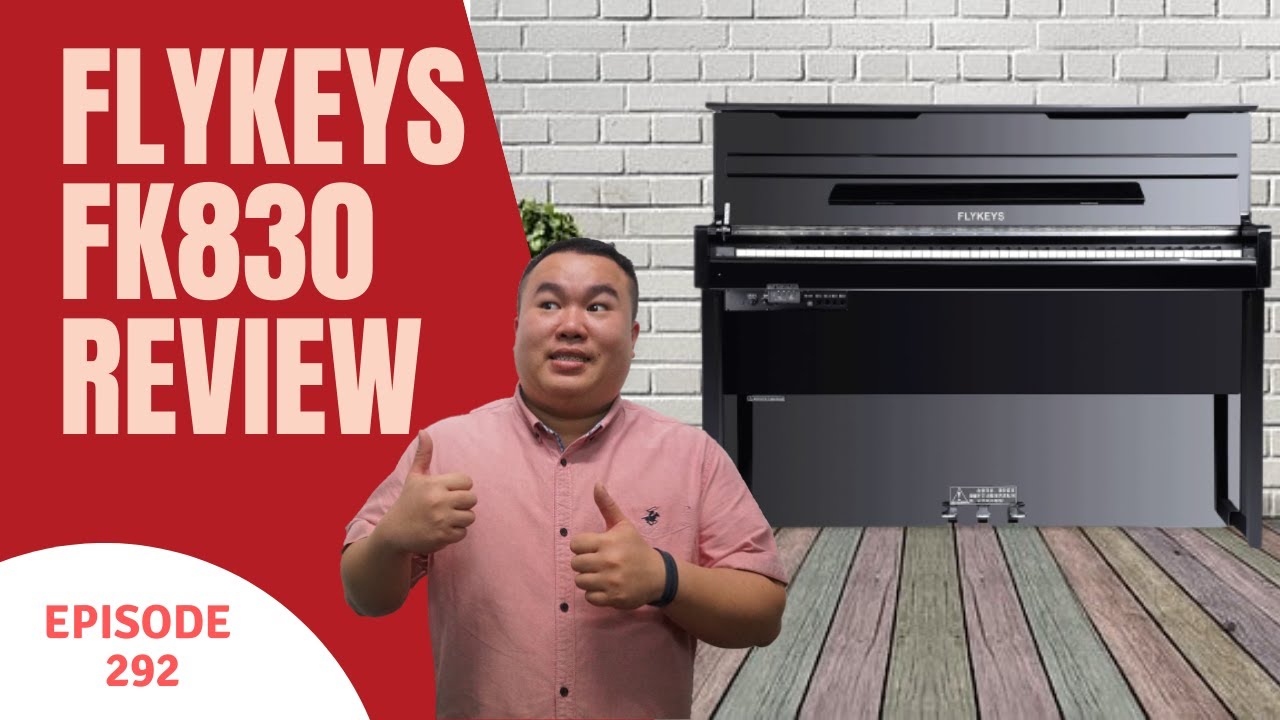 Flykeys 第一台 Hybrid Upright Piano FK830!!! 给你最真实的钢琴手感，声音和音色！！！