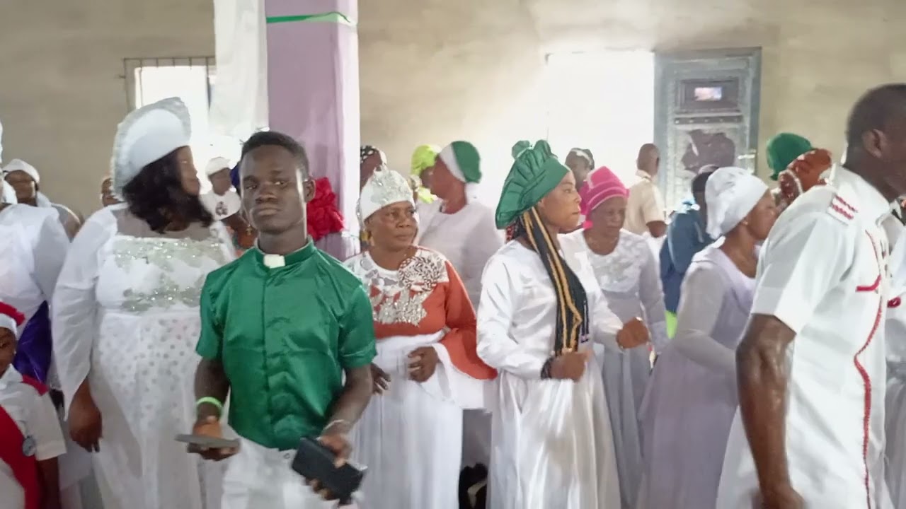 THE HOLY MESSIAH CHURCH OF CHERUBIM AND SERAPHIM ARUN OWUN NATIONAL HQ CANAAN LAND AGBARHO BRANCH