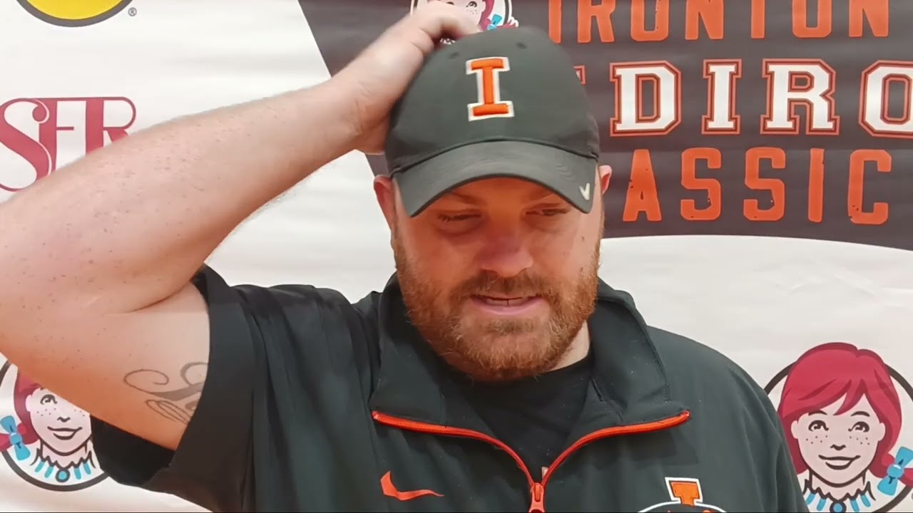 Ironton High School's athletic director and football coach, Trevon Pendleton, spoke to me.