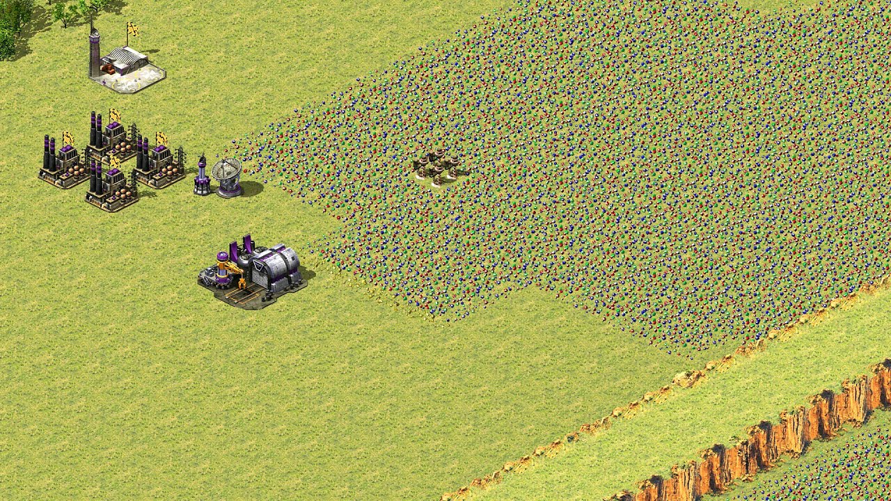 Red Alert 2 | Yuri's Revenge | 7 vs 1 | Arctic Twist Green Edit Zoom 3000 in 2026 Extra Hard AI
