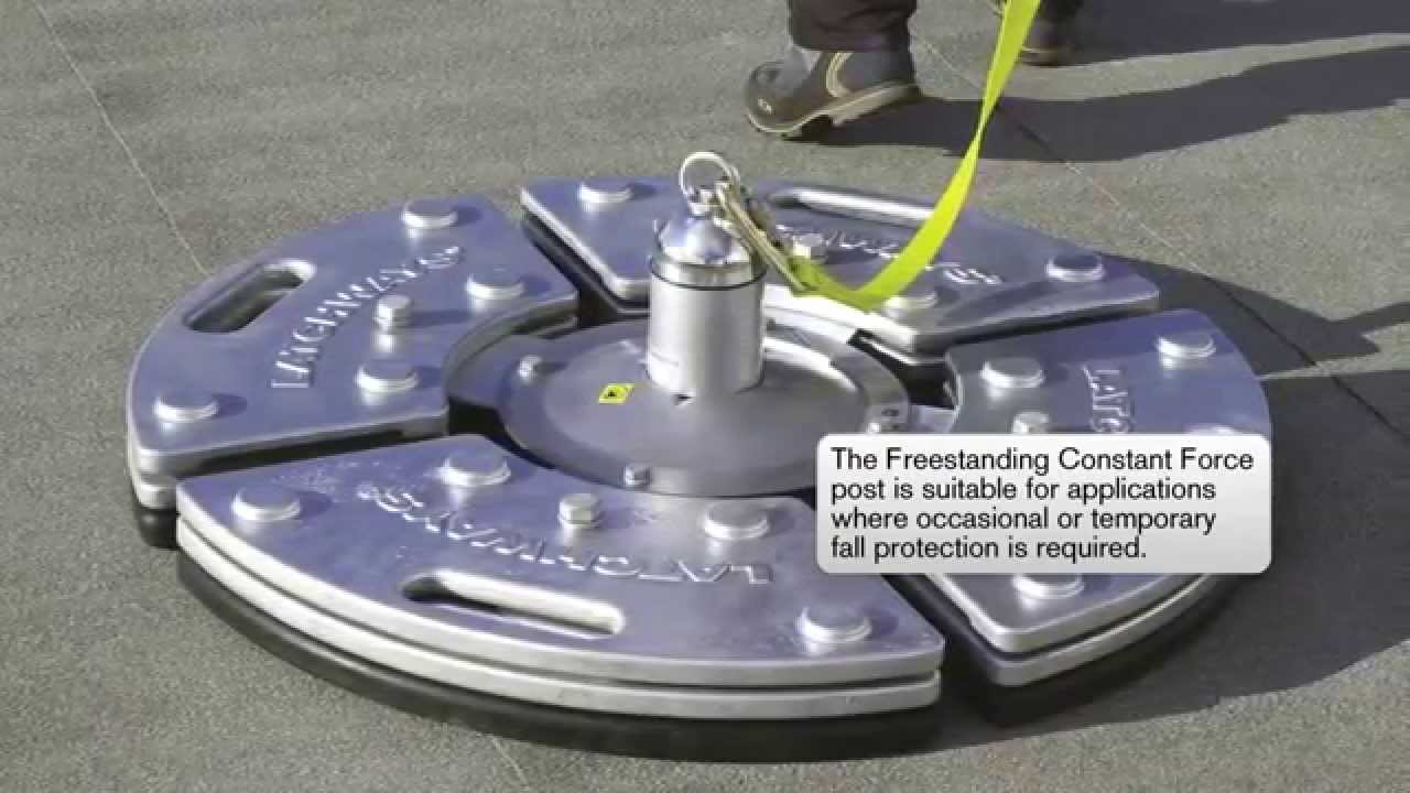 Counterweight Non-penetrating Roof Anchor